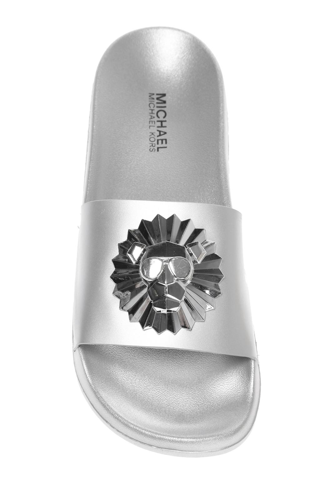 Michael kors sale embellished slides